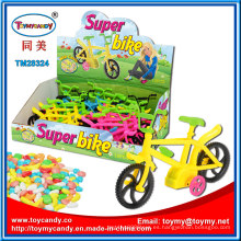 Juguete plástico Super Bike con dulces